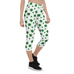 St. Patricks Day Shamrock Capris