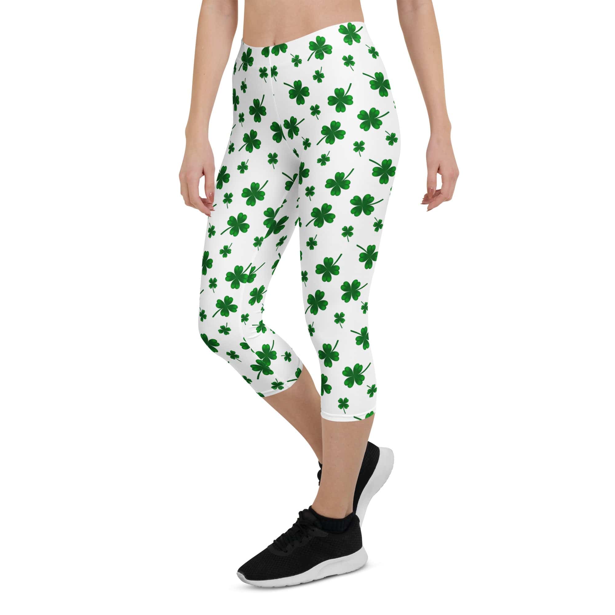 St. Patricks Day Shamrock Capris