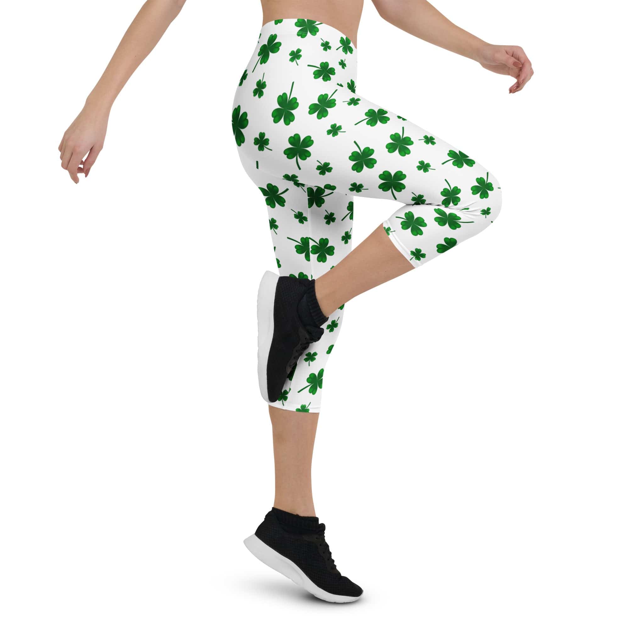 St. Patricks Day Shamrock Capris