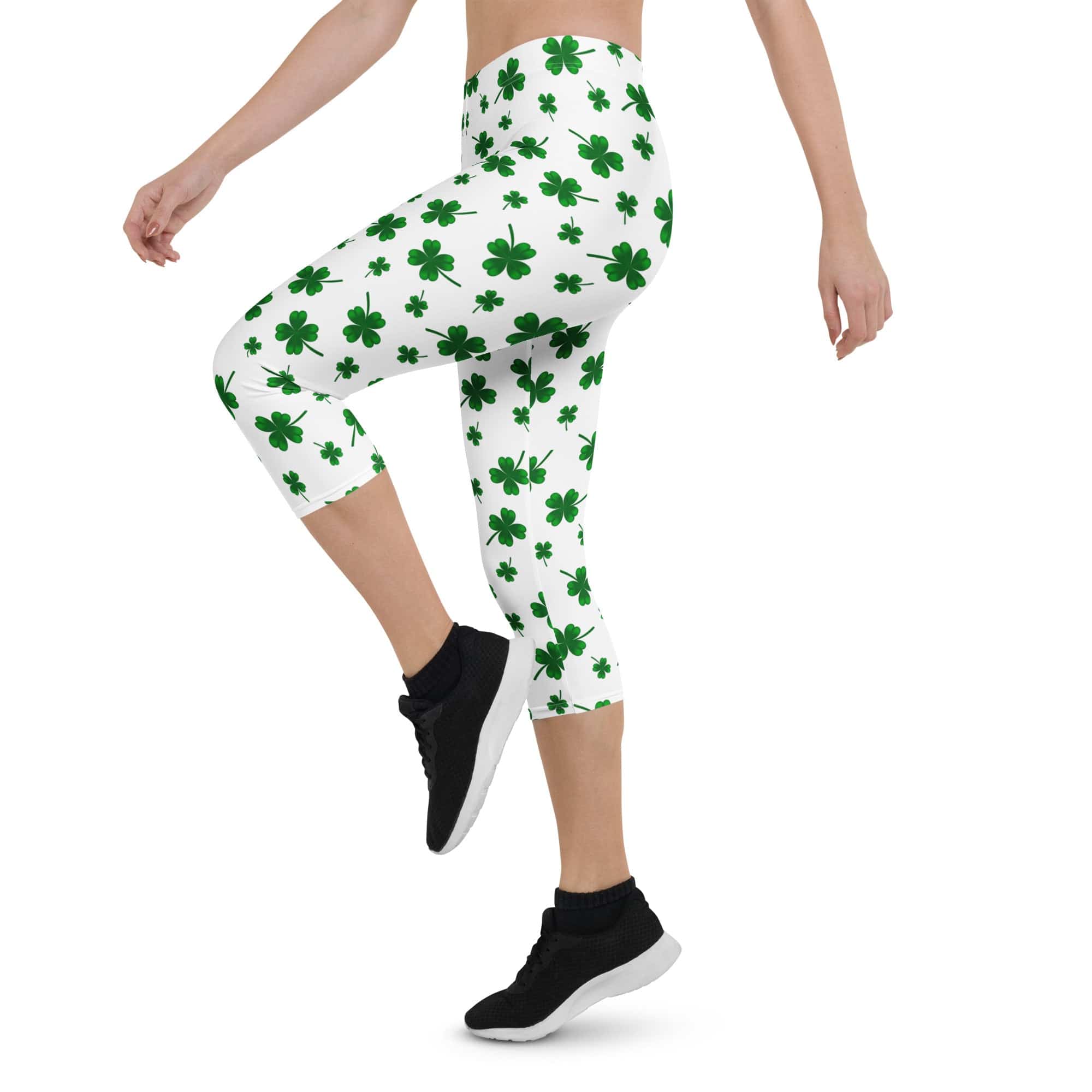 St. Patricks Day Shamrock Capris