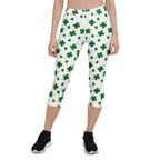 St. Patricks Day Shamrock Capris