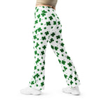St. Patricks Day Shamrock Flare Leggings