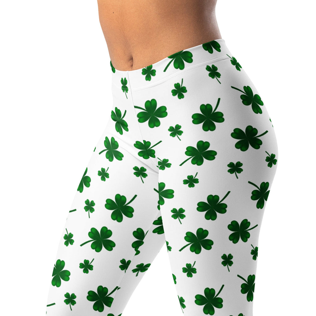 St. Patricks Day Shamrock Leggings