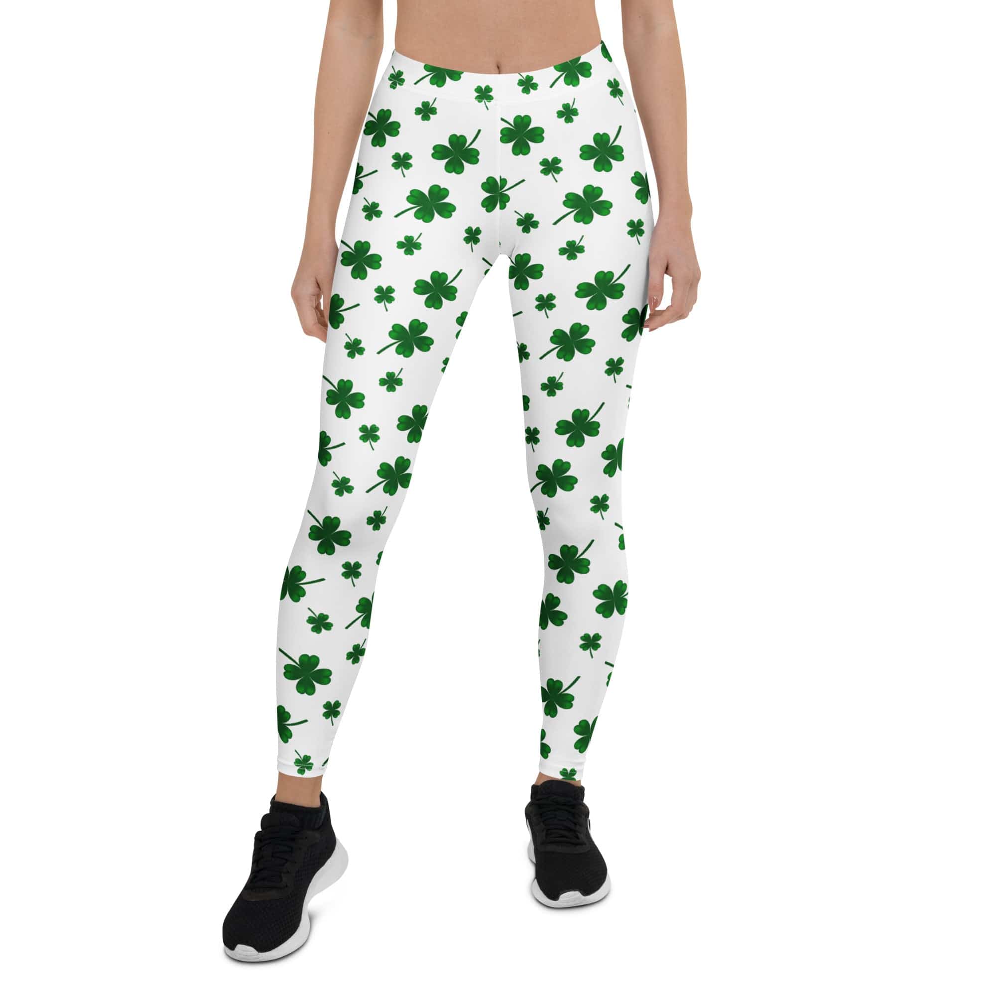 St. Patricks Day Shamrock Leggings