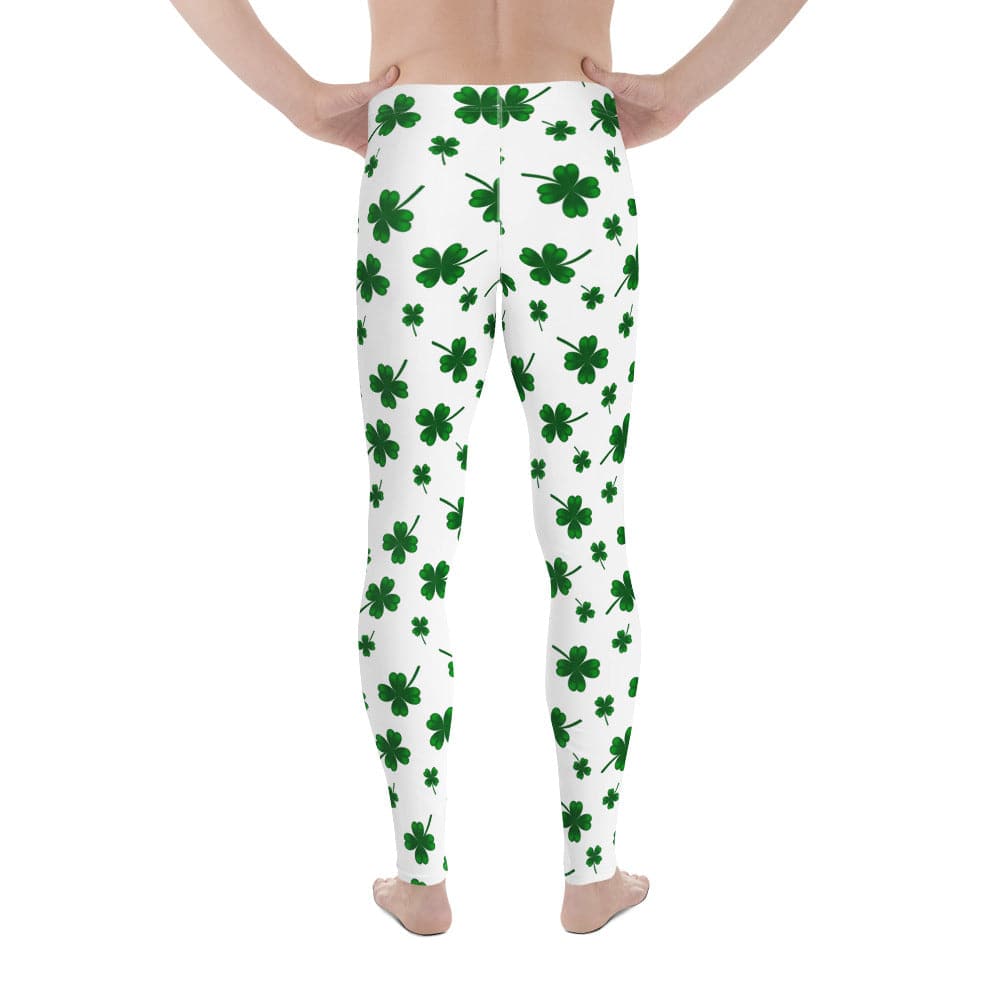 St. Patricks Day Shamrock Men's Leggings