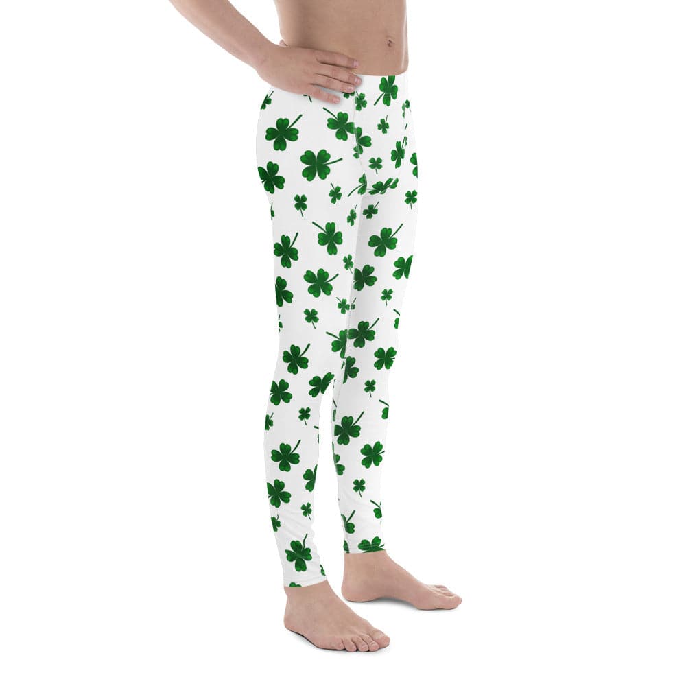 St. Patricks Day Shamrock Men's Leggings
