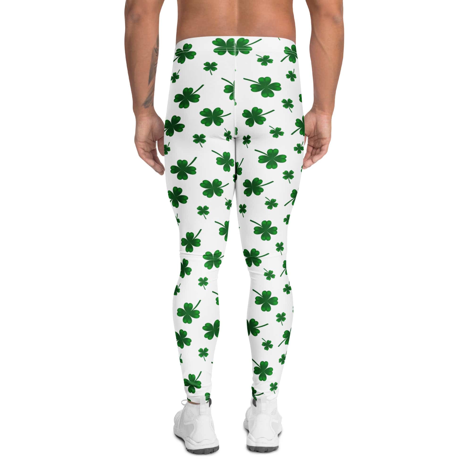 St. Patricks Day Shamrock Men's Leggings