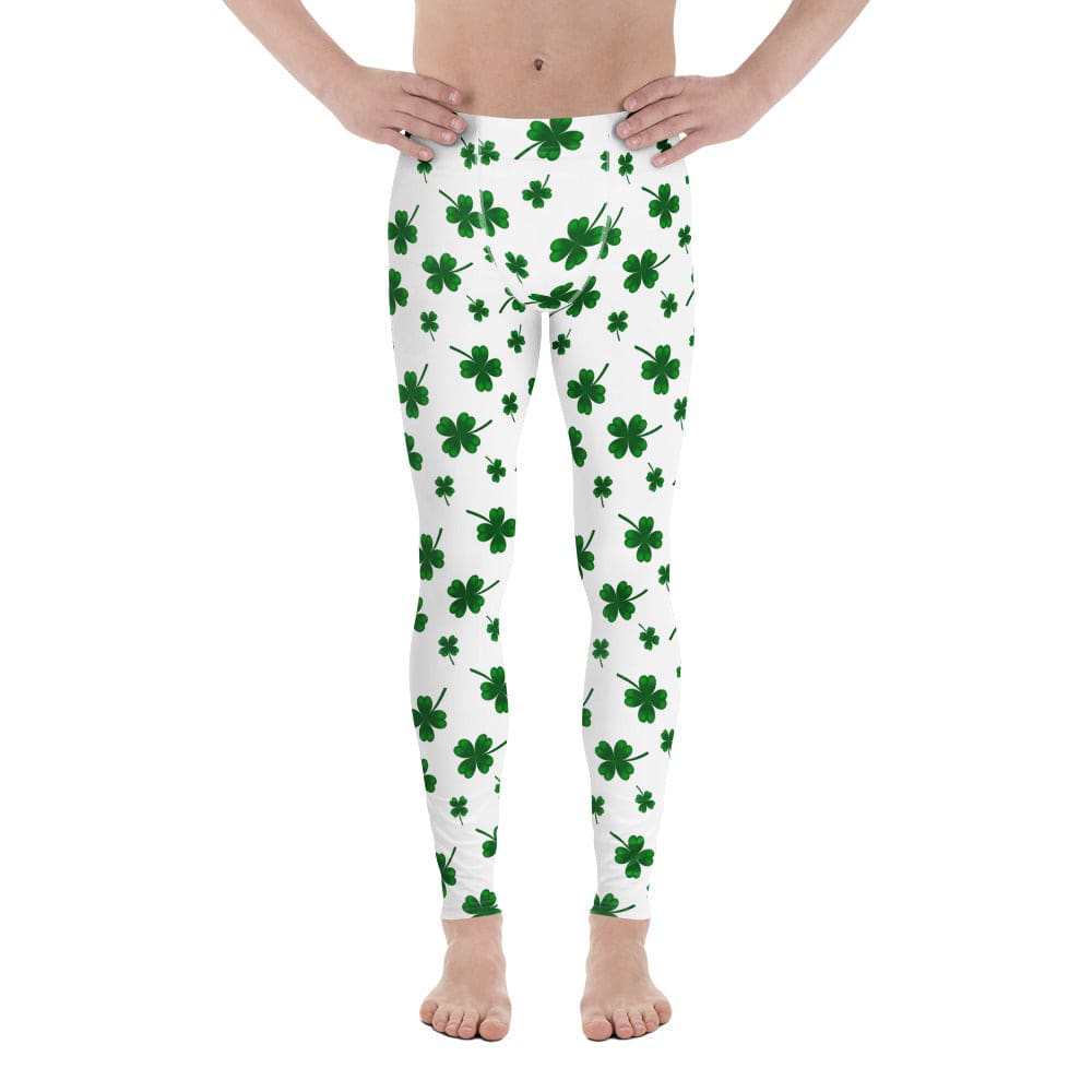 St. Patricks Day Shamrock Men's Leggings