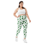 St. Patricks Day Shamrock Plus Size Leggings