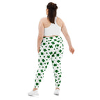 St. Patricks Day Shamrock Plus Size Leggings