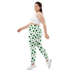 St. Patricks Day Shamrock Plus Size Leggings