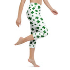 St. Patricks Day Shamrock Yoga Capris