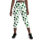 St. Patricks Day Shamrock Yoga Capris