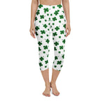 St. Patricks Day Shamrock Yoga Capris