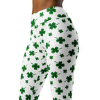 St. Patricks Day Shamrock Yoga Leggings