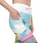 St. Tropez Crossover Leggings With Pockets