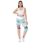 St. Tropez Crossover Leggings With Pockets