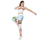 St. Tropez Crossover Leggings With Pockets
