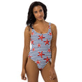 Starfish Stripe One-Piece Swimsuit