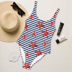 Starfish Stripe One-Piece Swimsuit
