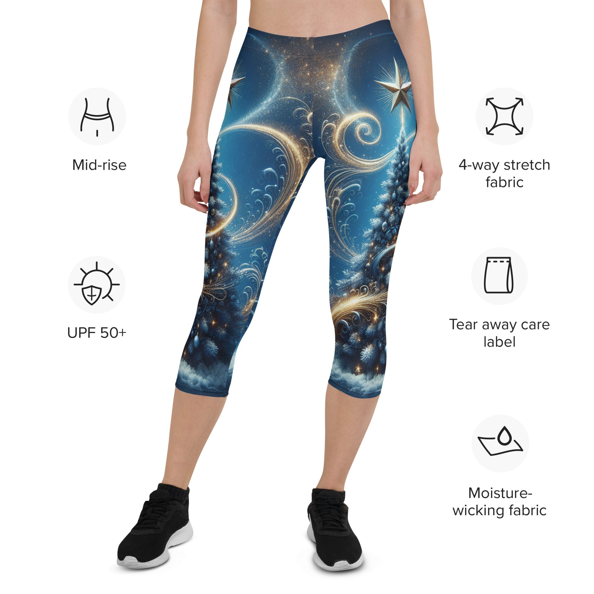 Starlit Christmas Capris