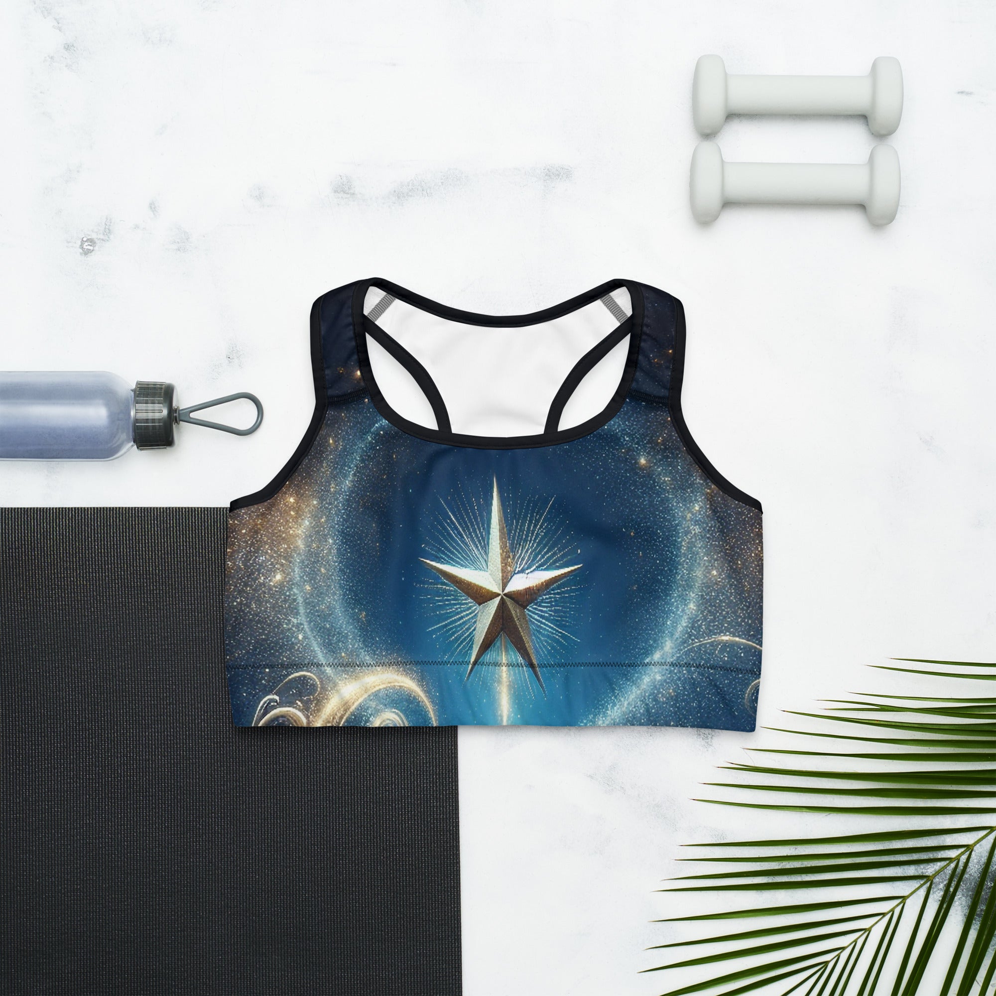 Starlit Christmas Sports Bra