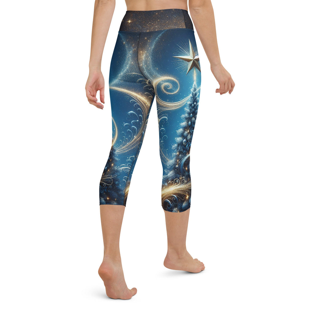 Starlit Christmas Yoga Capris