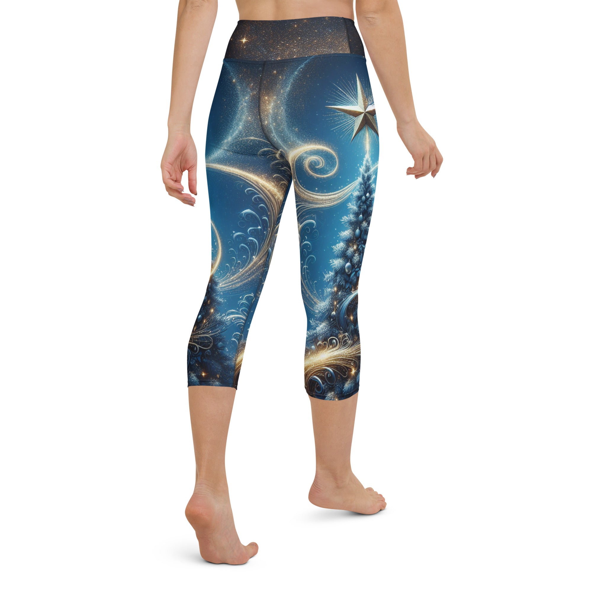 Starlit Christmas Yoga Capris