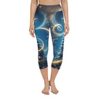 Starlit Christmas Yoga Capris