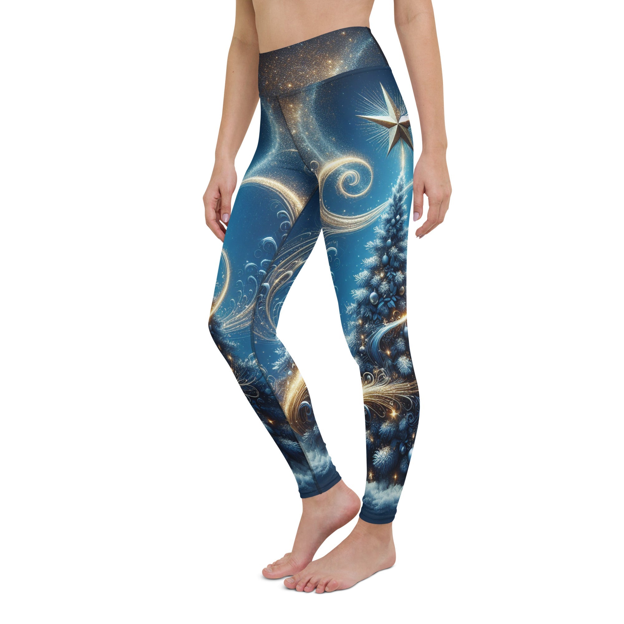 Starlit Christmas Yoga Leggings