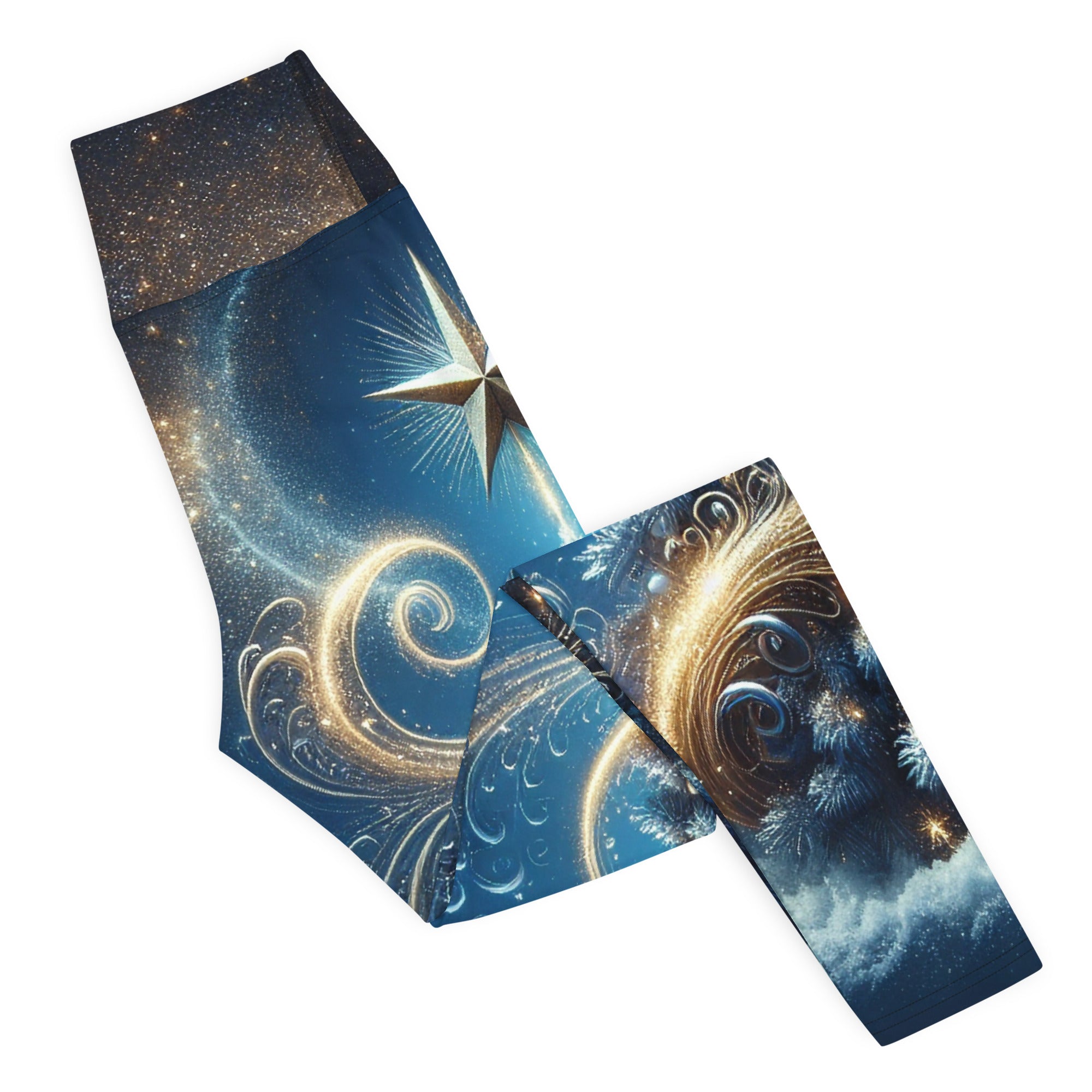 Starlit Christmas Yoga Leggings