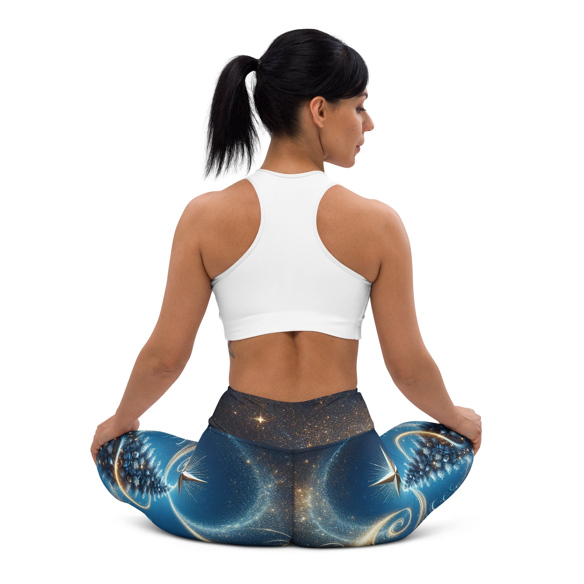 Starlit Christmas Yoga Leggings