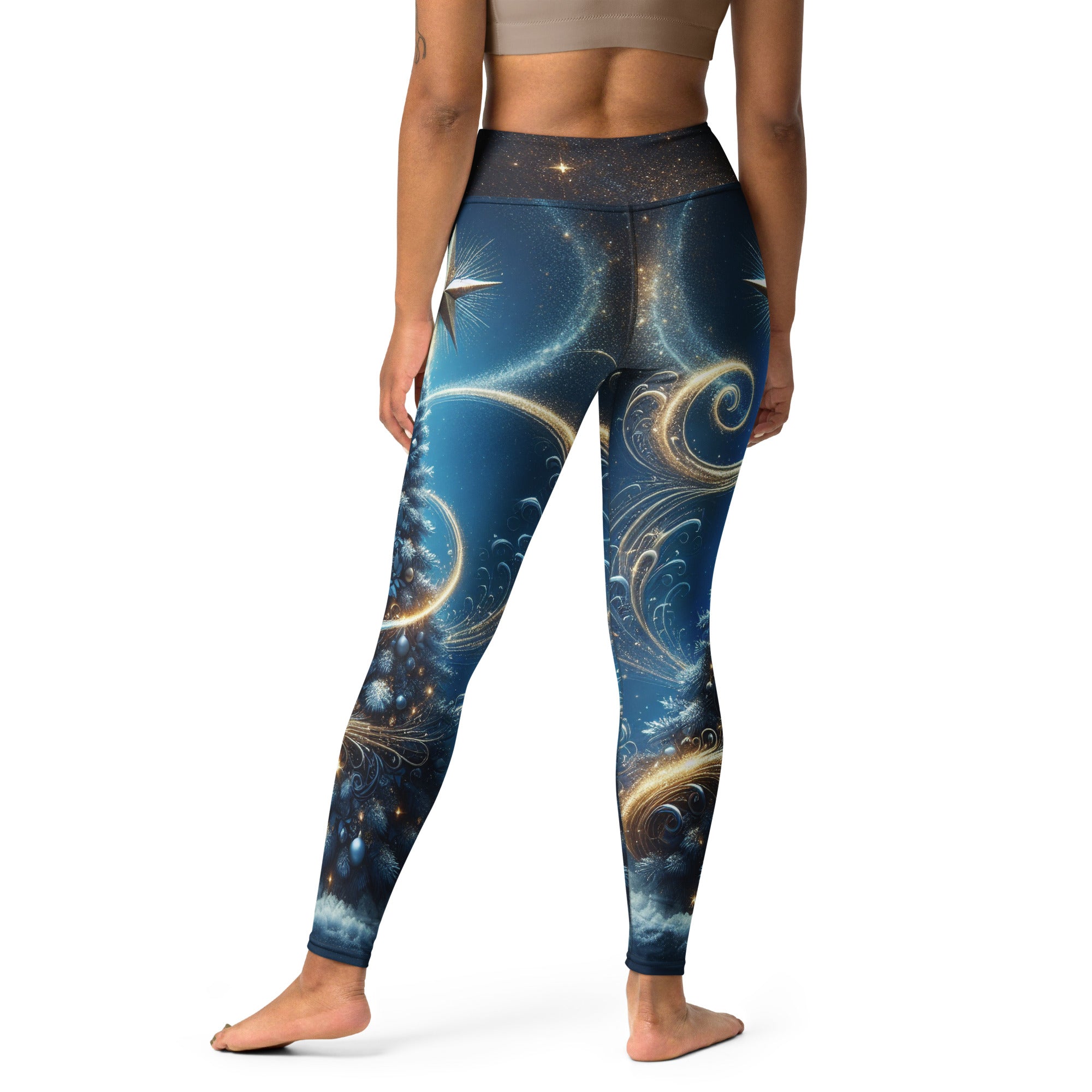 Starlit Christmas Yoga Leggings