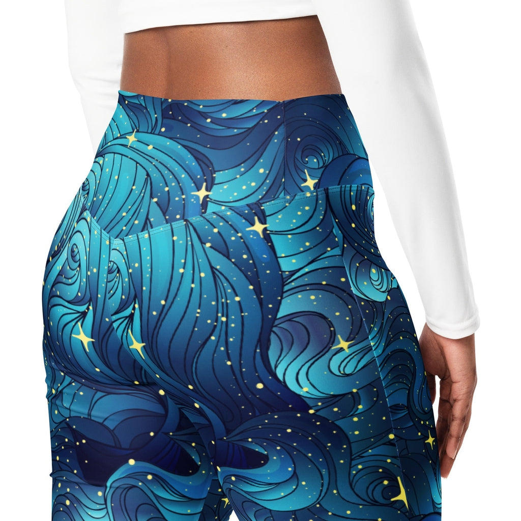 Starry Night Flare Leggings