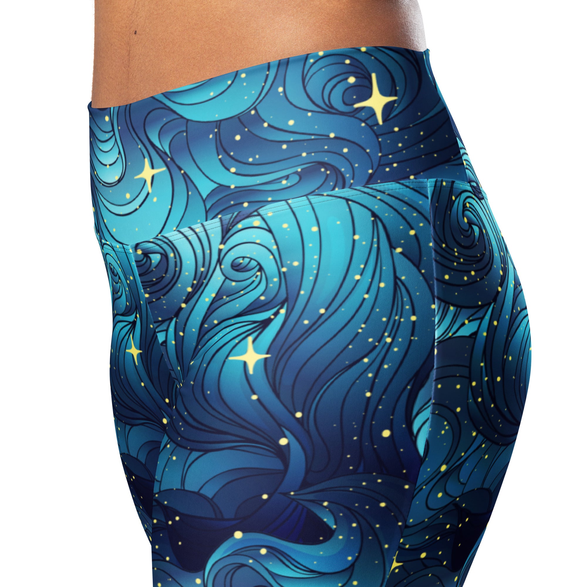 Starry Night Flare Leggings