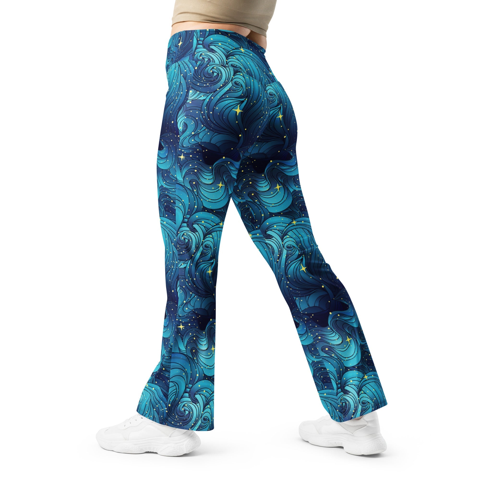 Starry Night Flare Leggings