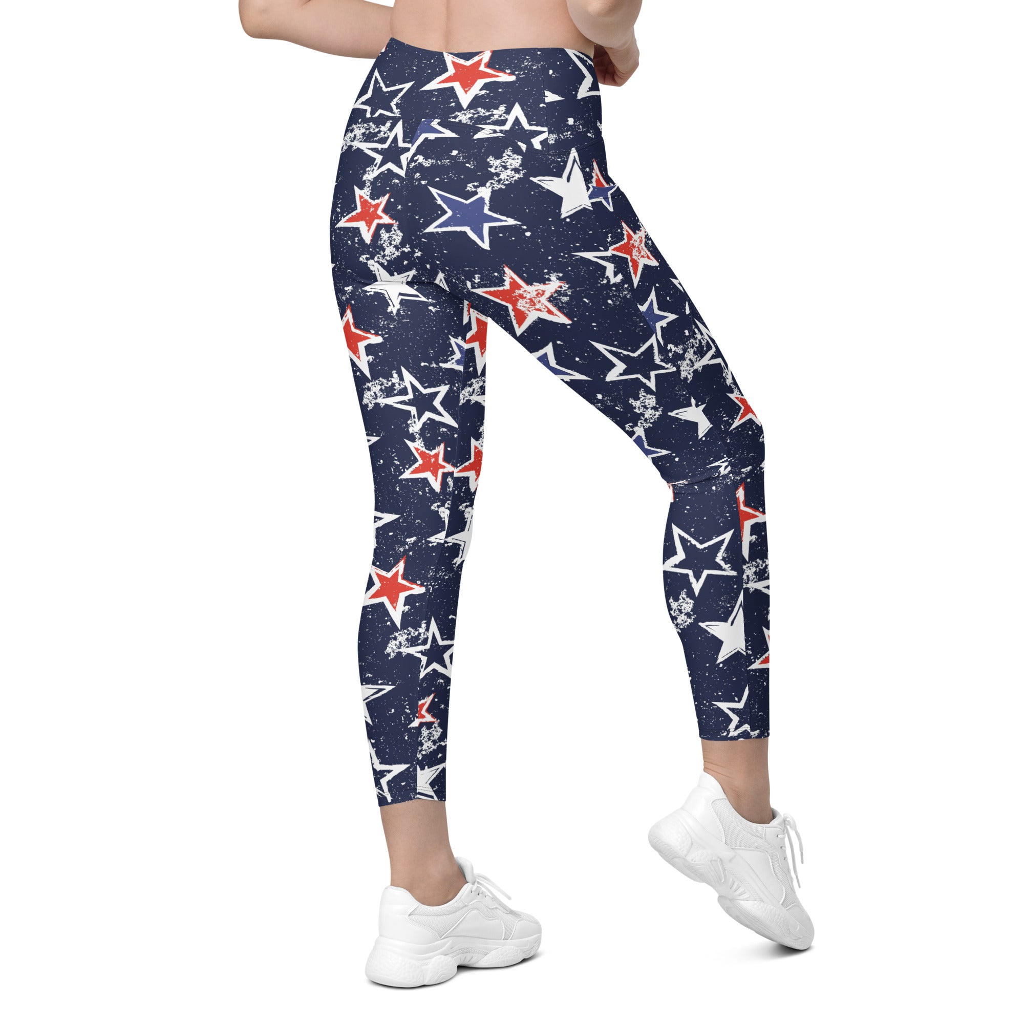 Stars of Liberty Leggings With Pockets