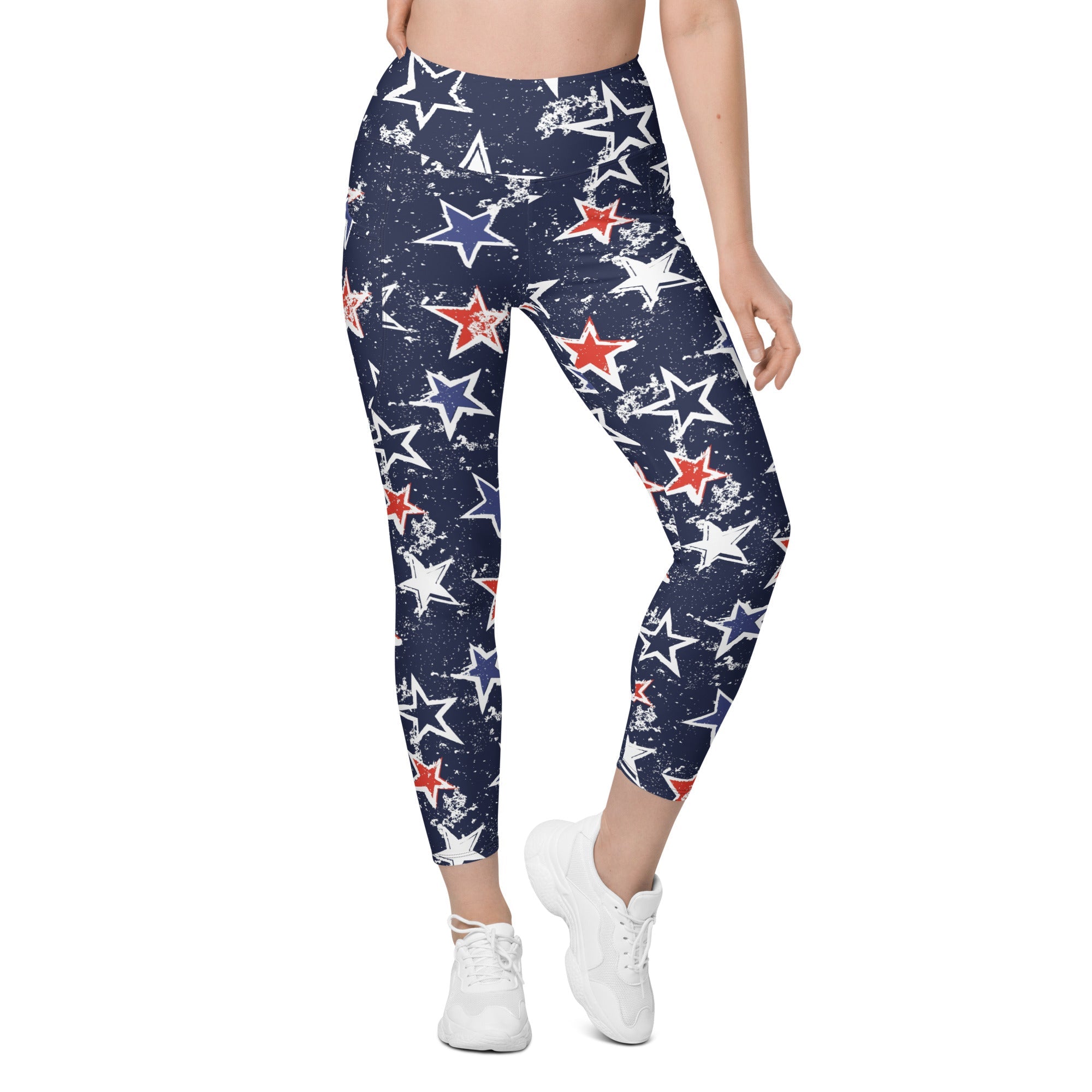 Stars of Liberty Leggings With Pockets