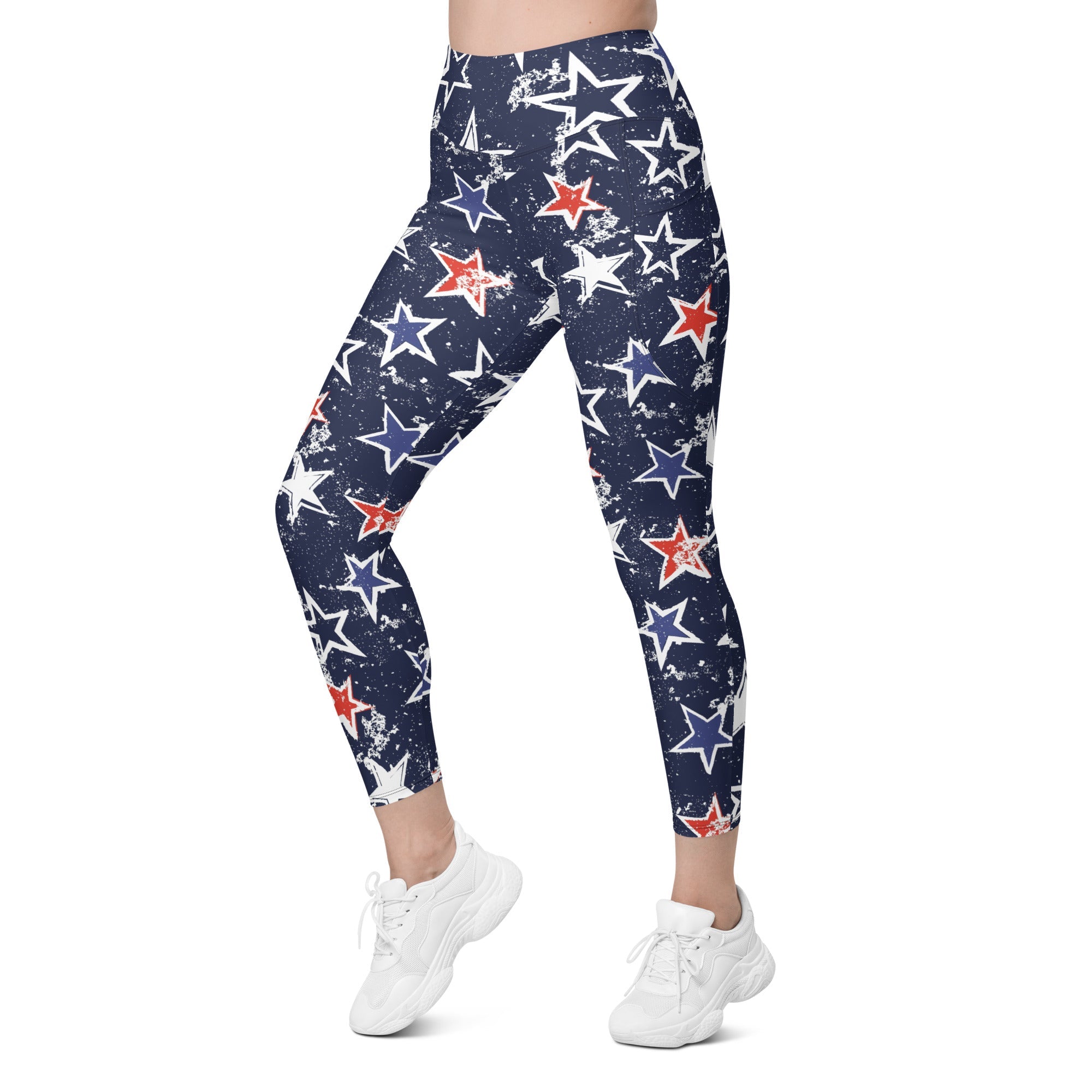 Stars of Liberty Leggings With Pockets