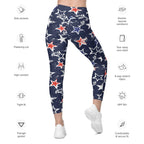 Stars of Liberty Leggings With Pockets