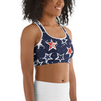 Stars of Liberty Sports Bra