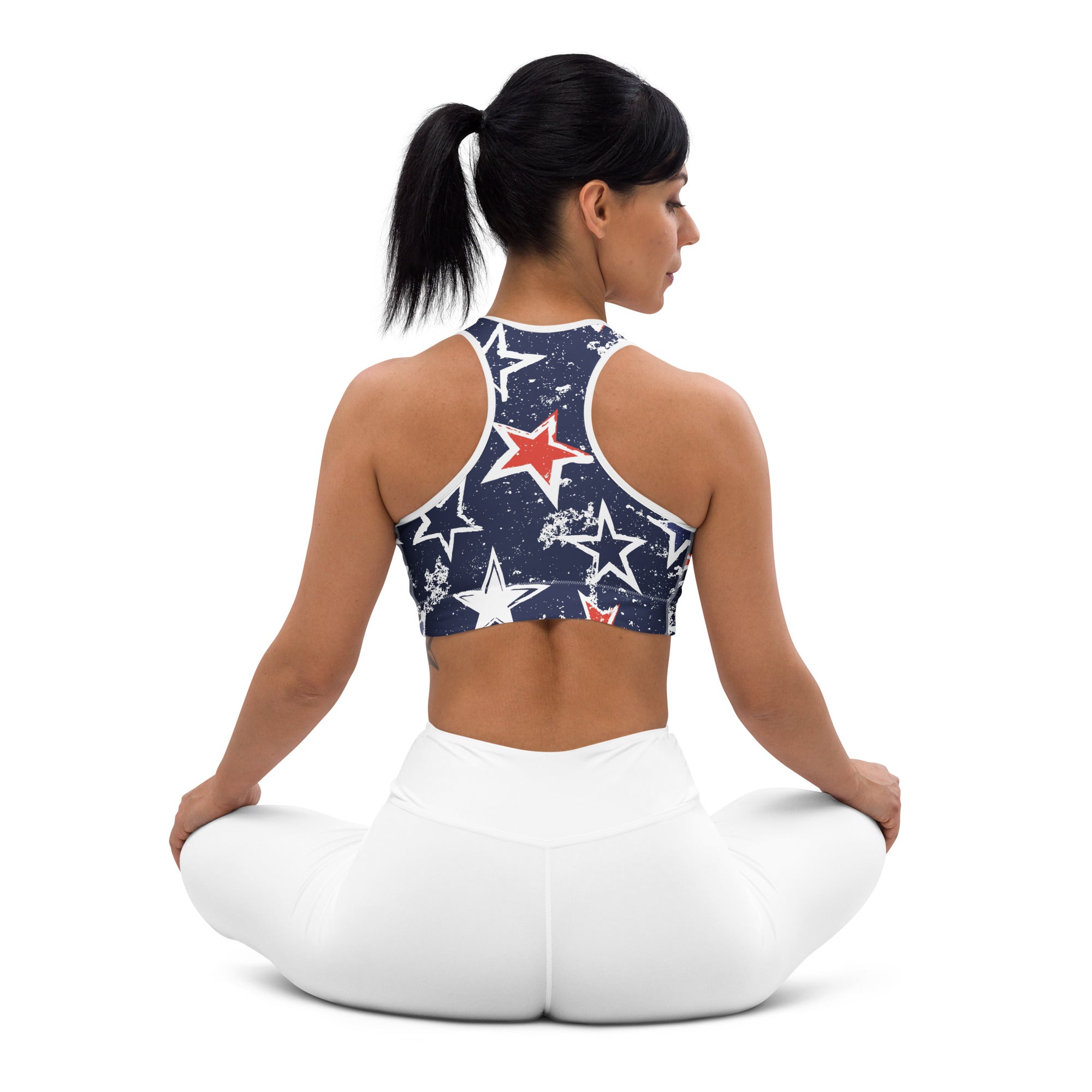 Stars of Liberty Sports Bra