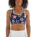 Stars of Liberty Sports Bra