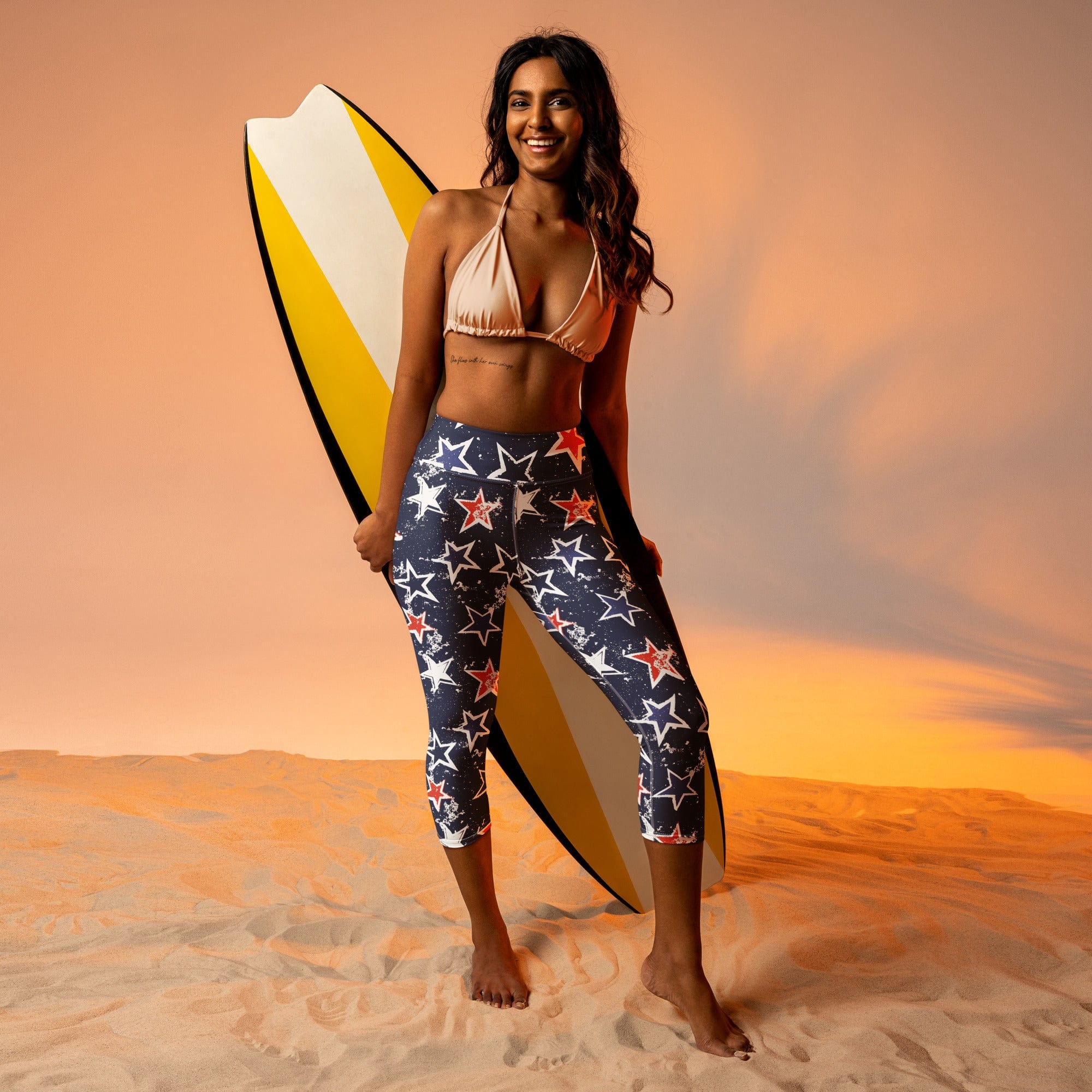 Stars of Liberty Yoga Capris
