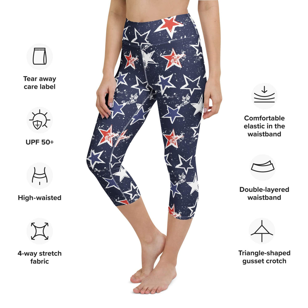 Stars of Liberty Yoga Capris