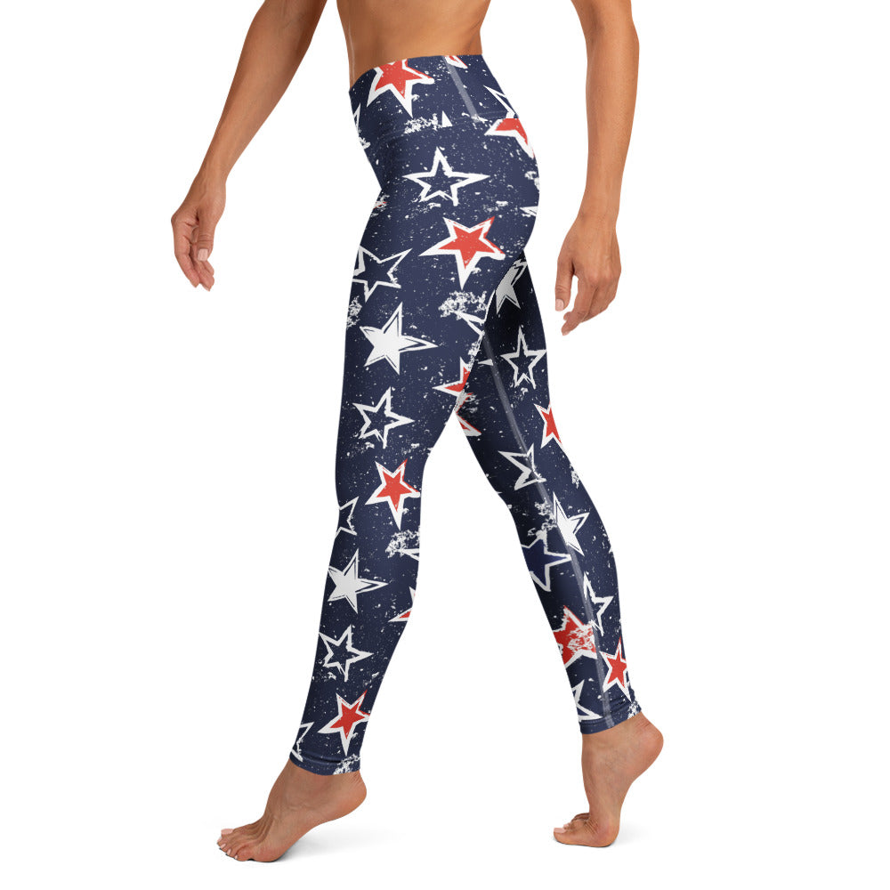 Stars of Liberty Yoga Leggings