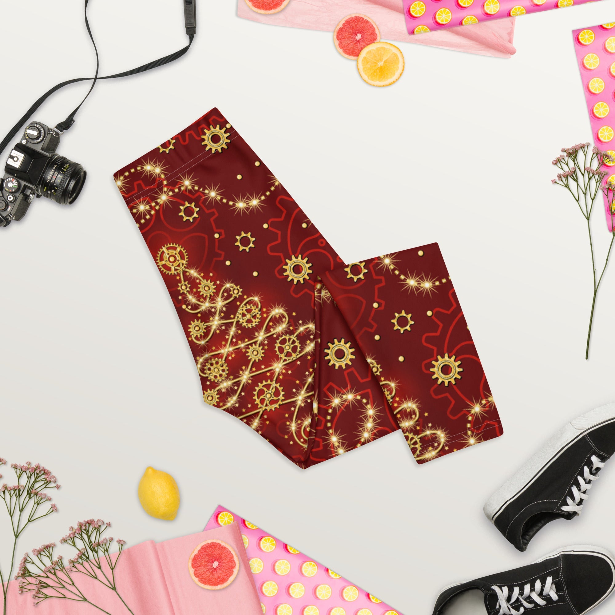 Steampunk Christmas Capris