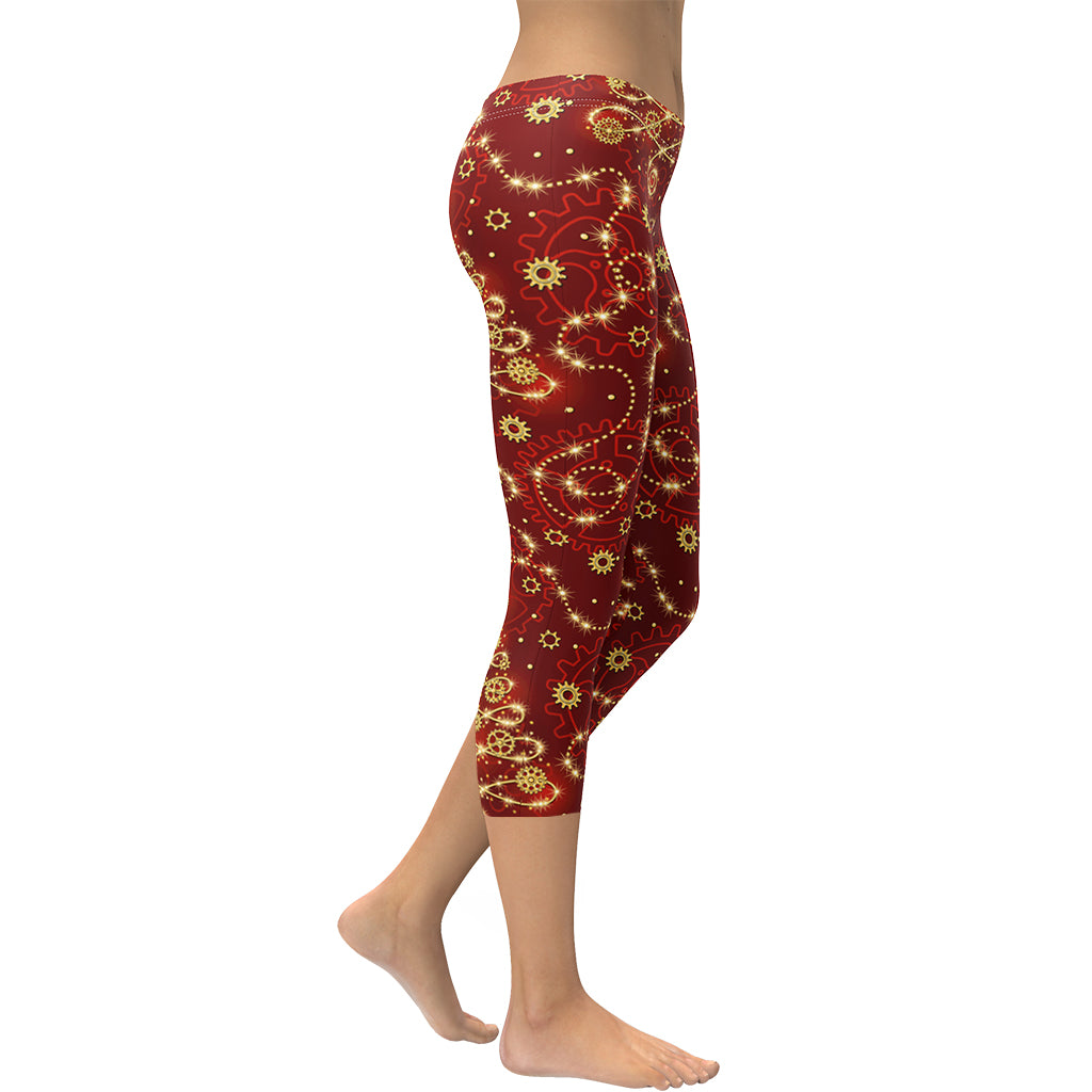 Steampunk Christmas Capris