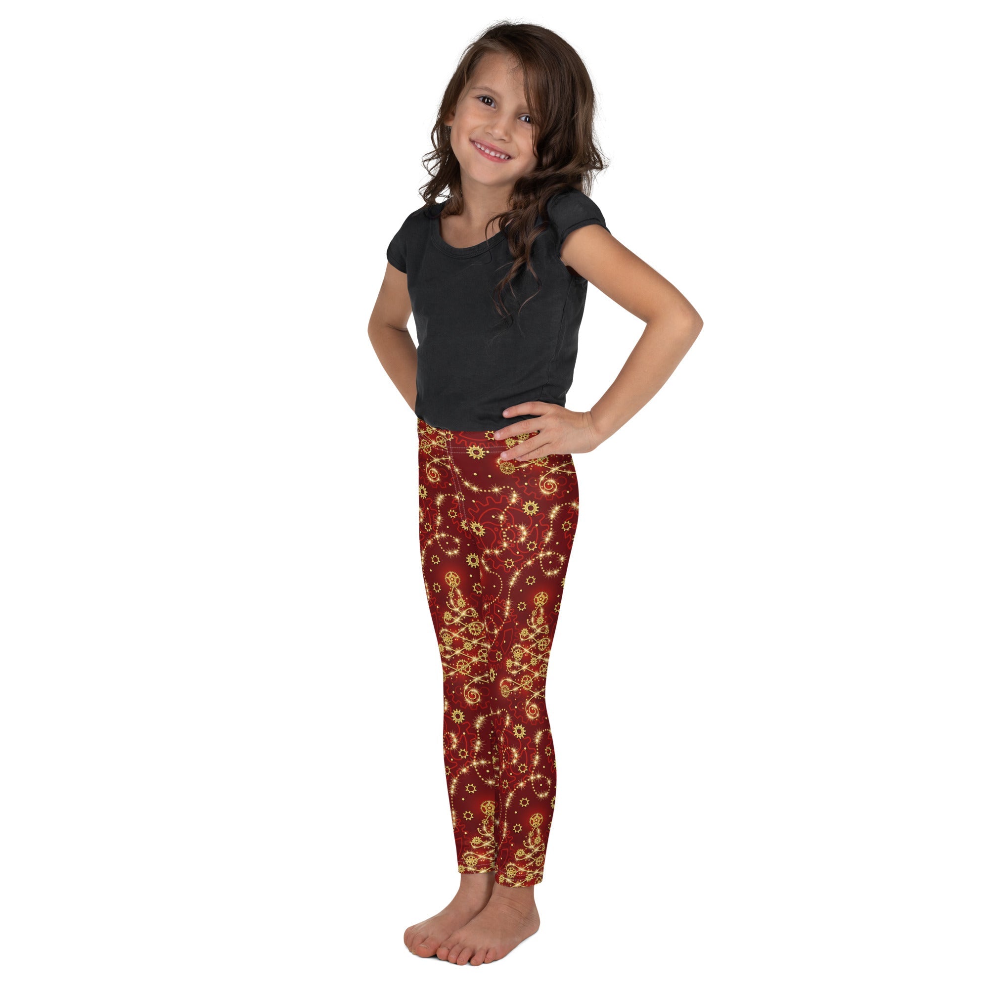 Steampunk Christmas Kid's Leggings