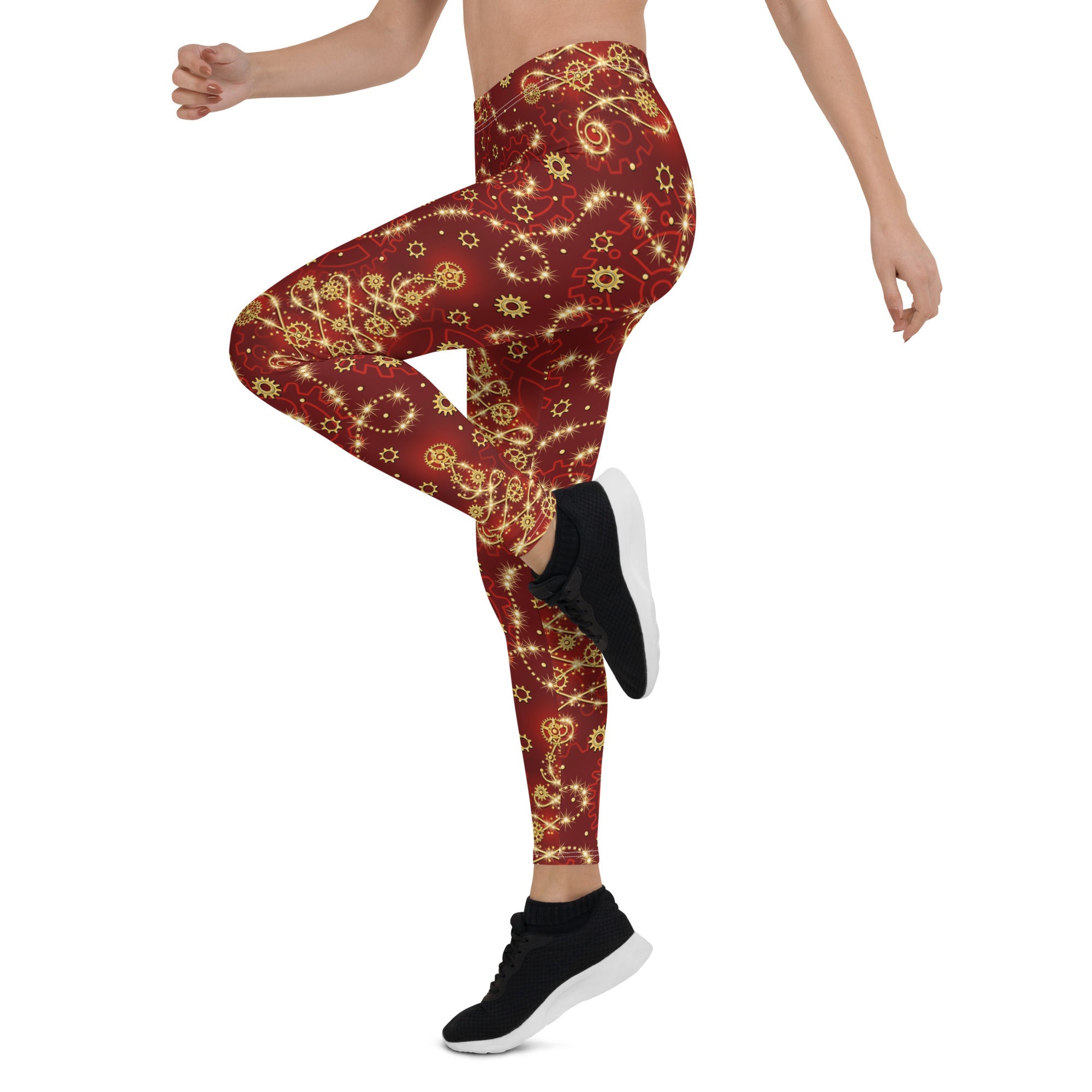 Steampunk Christmas Leggings